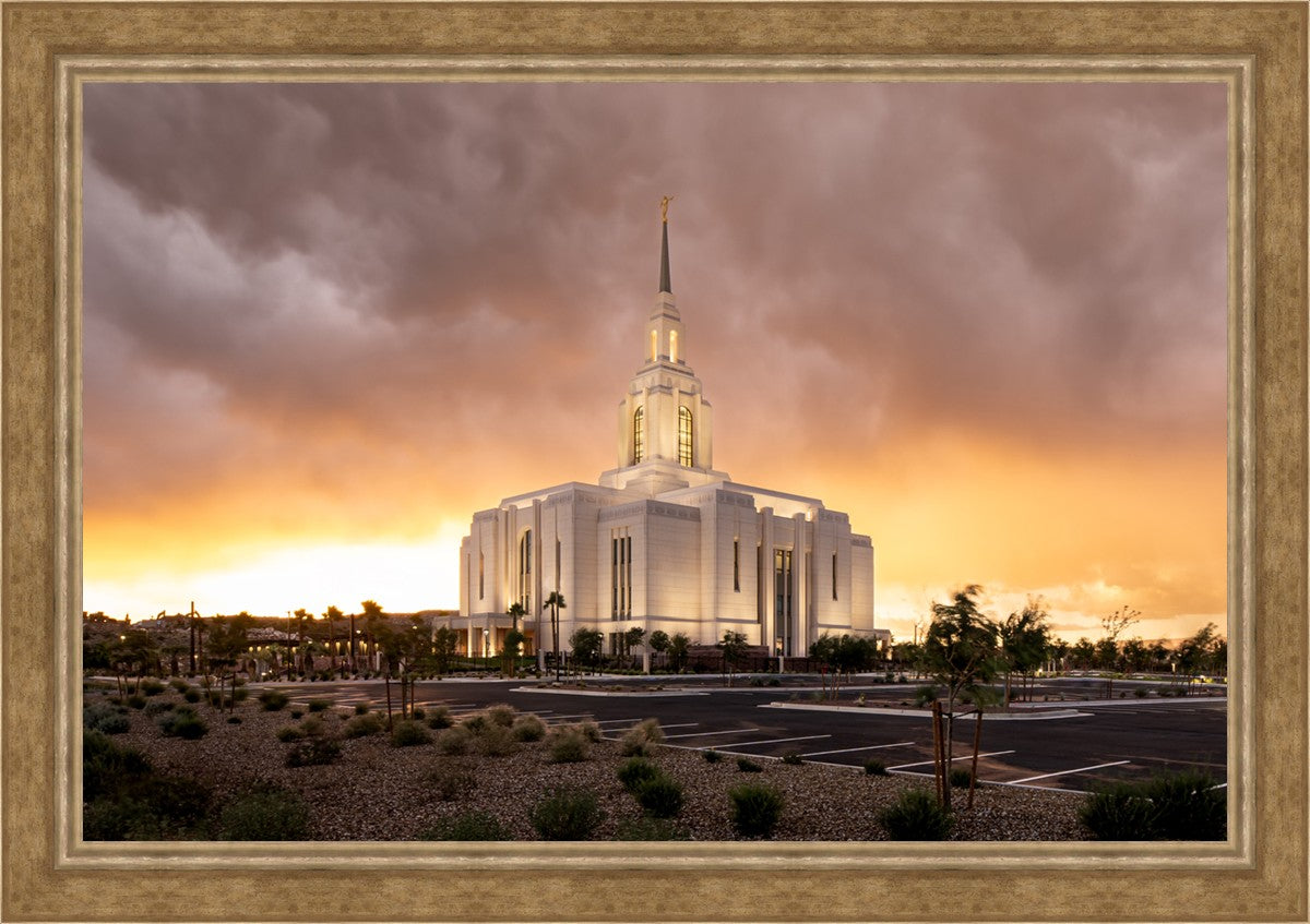 Red Cliffs Utah As The Storm Clears