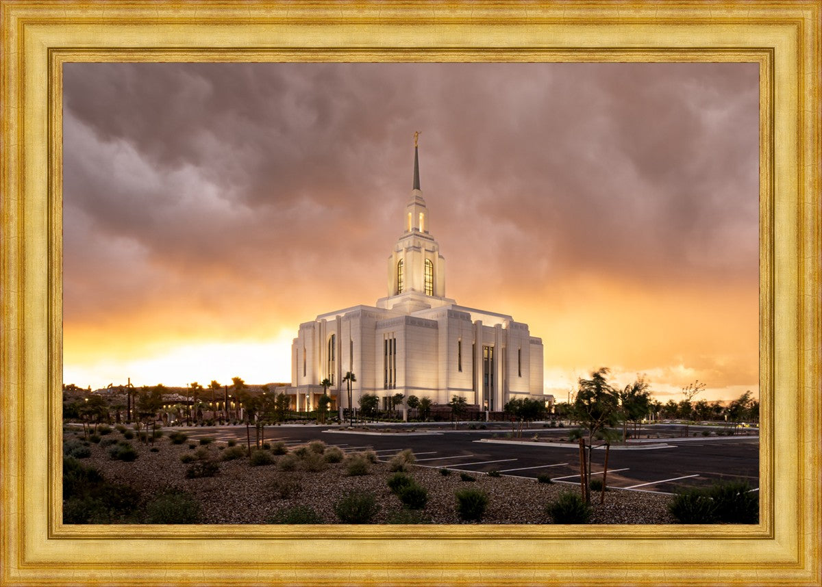 Red Cliffs Utah As The Storm Clears