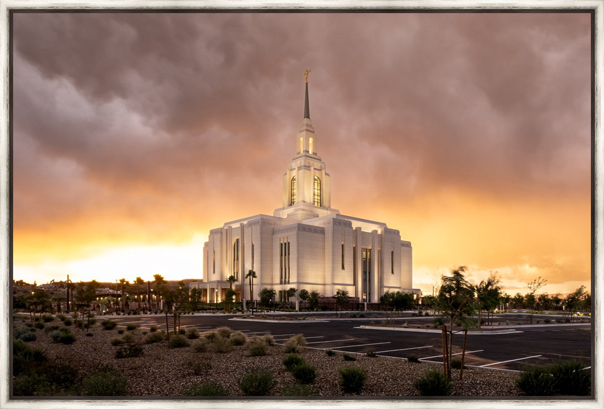 Red Cliffs Utah As The Storm Clears