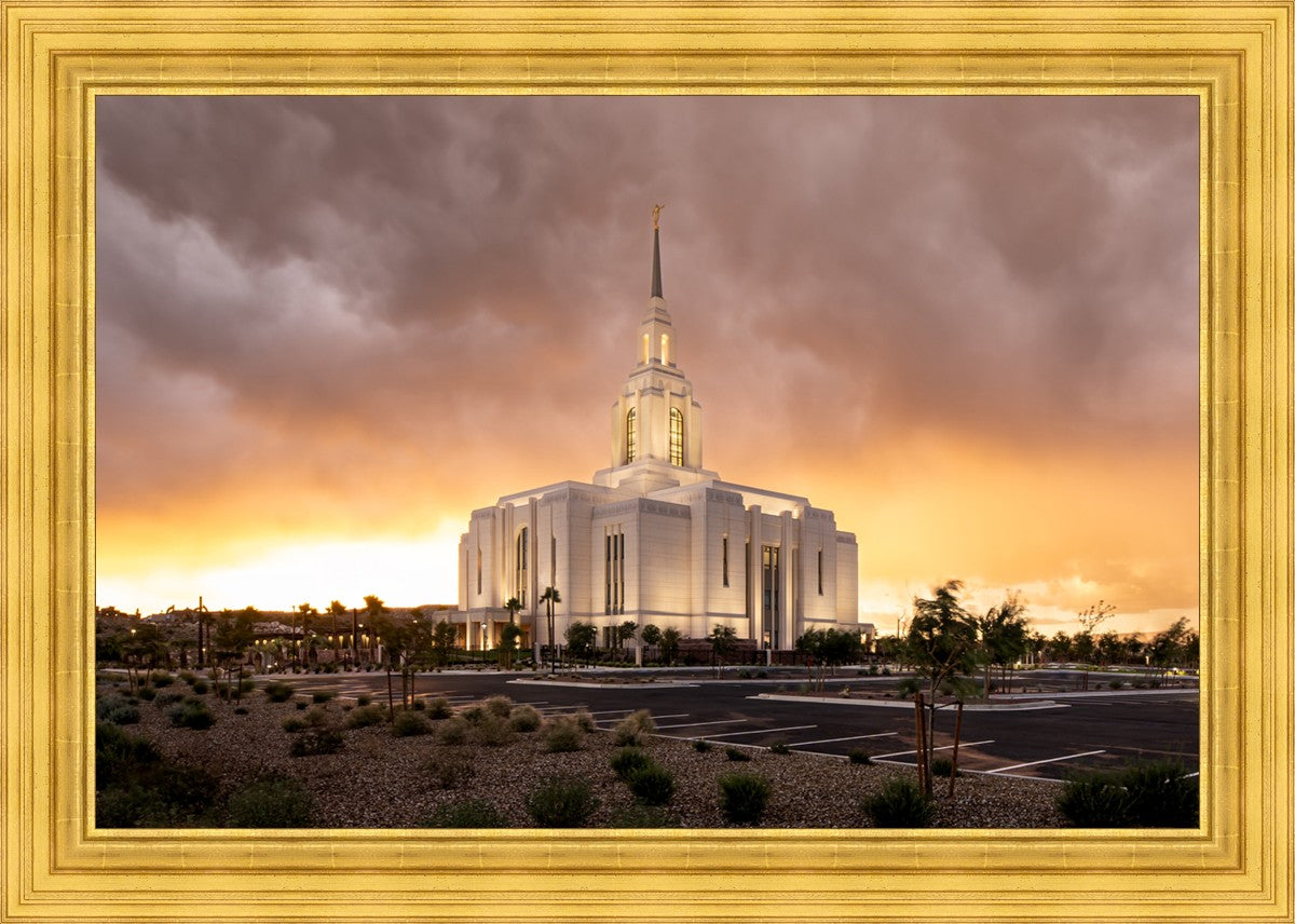 Red Cliffs Utah As The Storm Clears