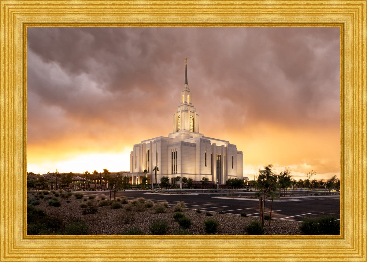 Red Cliffs Utah As The Storm Clears