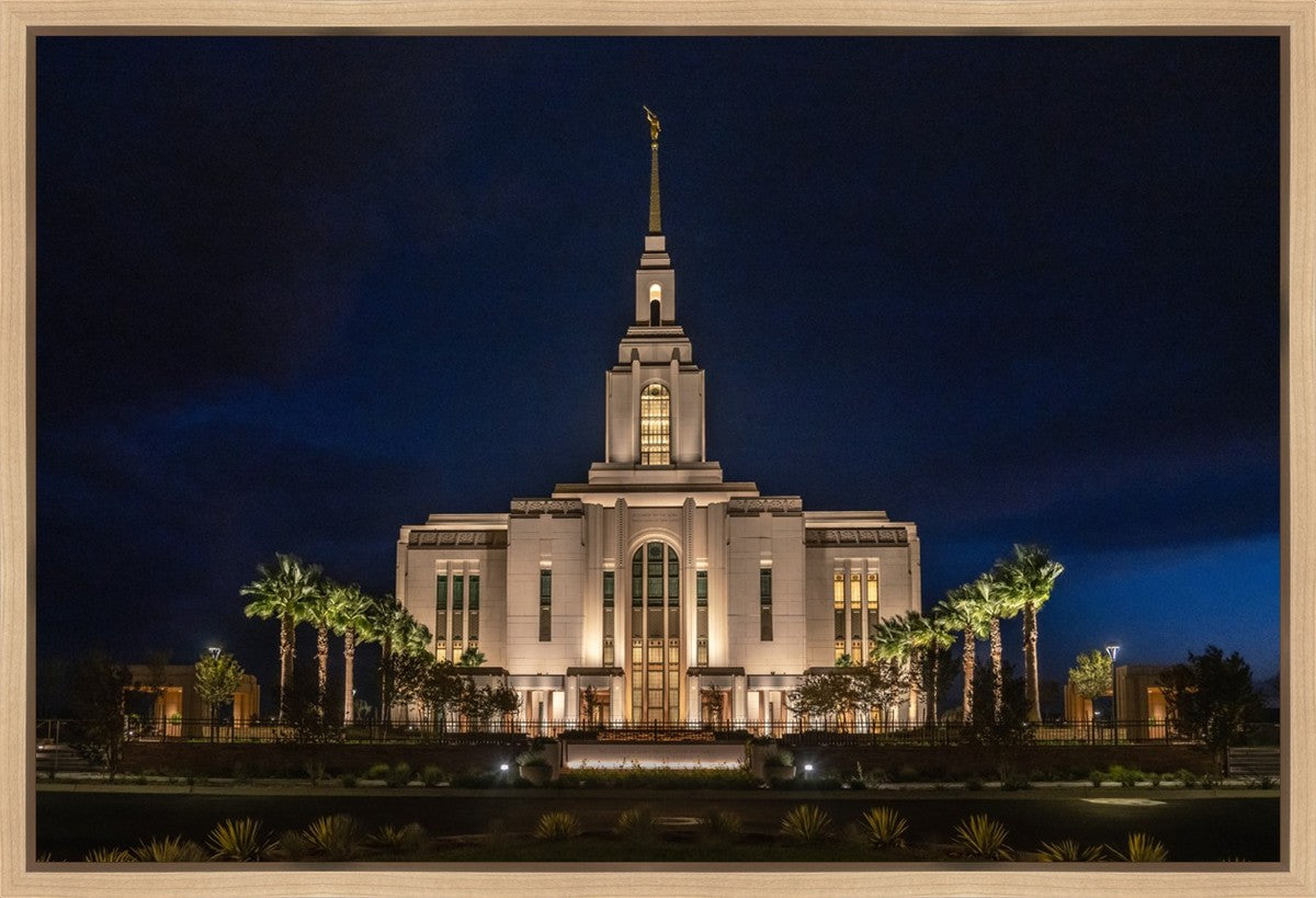 Red Cliffs Utah As Night Falls