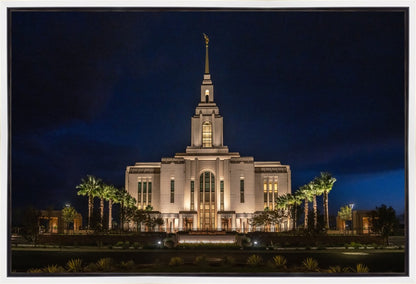 Red Cliffs Utah As Night Falls