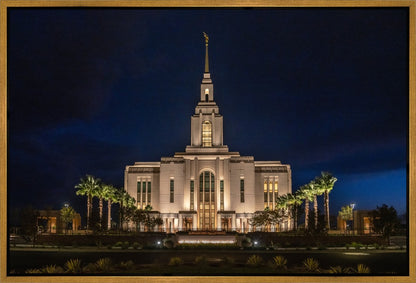 Red Cliffs Utah As Night Falls