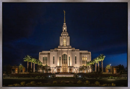 Red Cliffs Utah As Night Falls