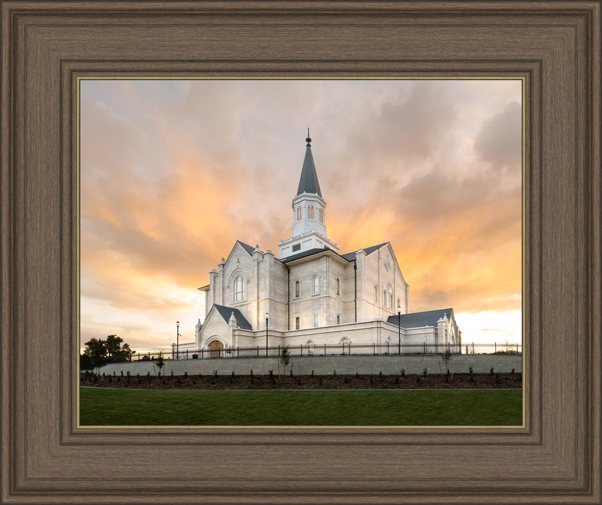 Taylorsville Utah Golden Sunset