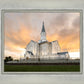 Taylorsville Utah Golden Sunset