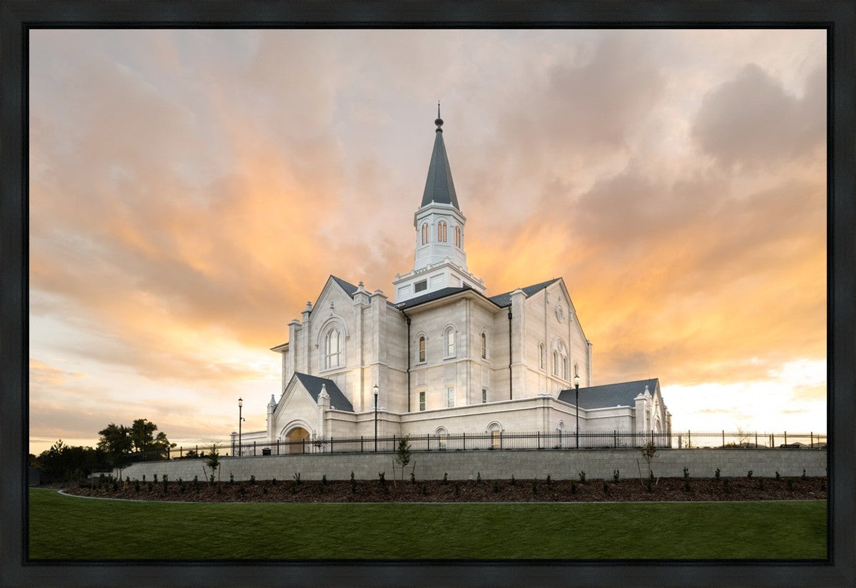 Taylorsville Utah Golden Sunset