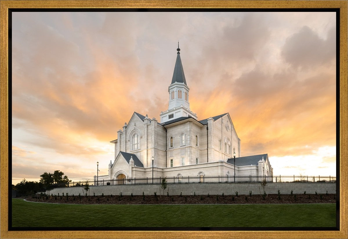 Taylorsville Utah Golden Sunset