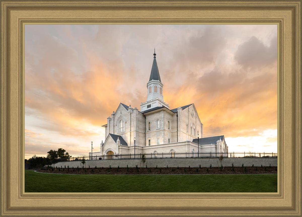 Taylorsville Utah Golden Sunset