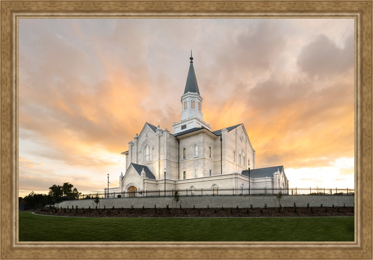 Taylorsville Utah Golden Sunset