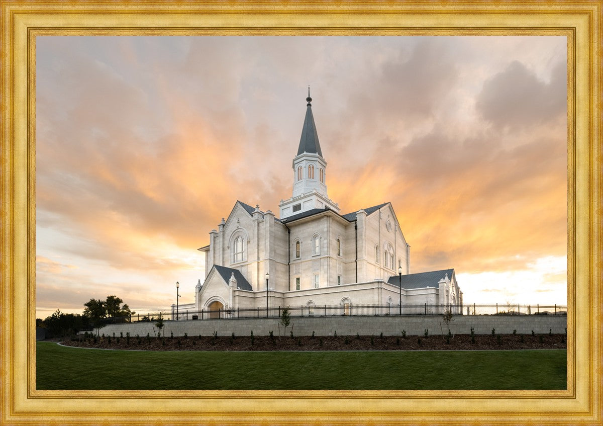 Taylorsville Utah Golden Sunset