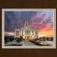 Saratoga Springs Utah Colorful Sunrise