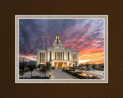 Saratoga Springs Utah Colorful Sunrise