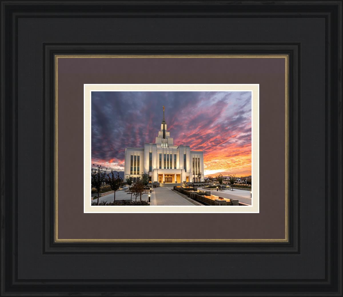 Saratoga Springs Utah Colorful Sunrise