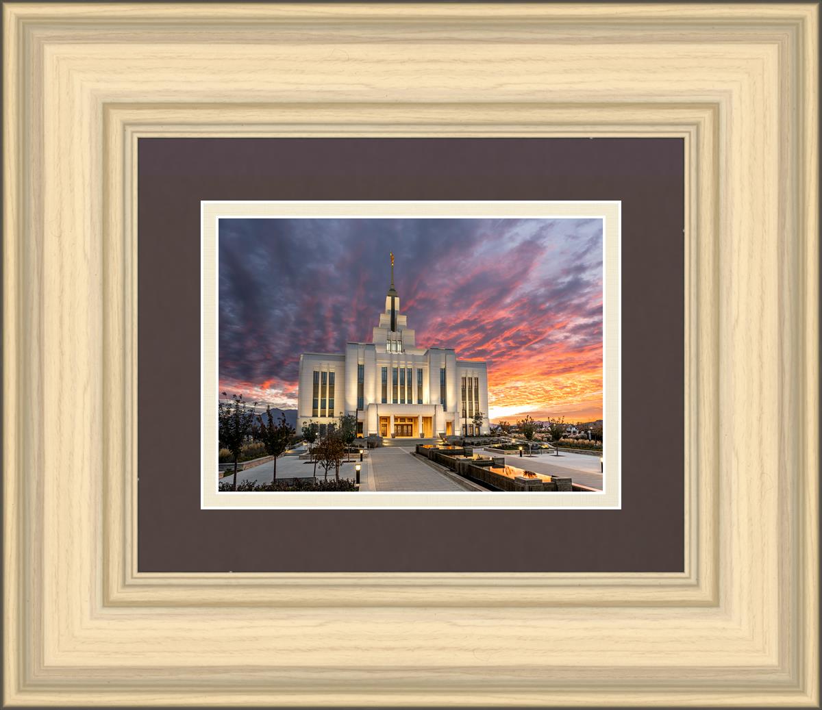 Saratoga Springs Utah Colorful Sunrise