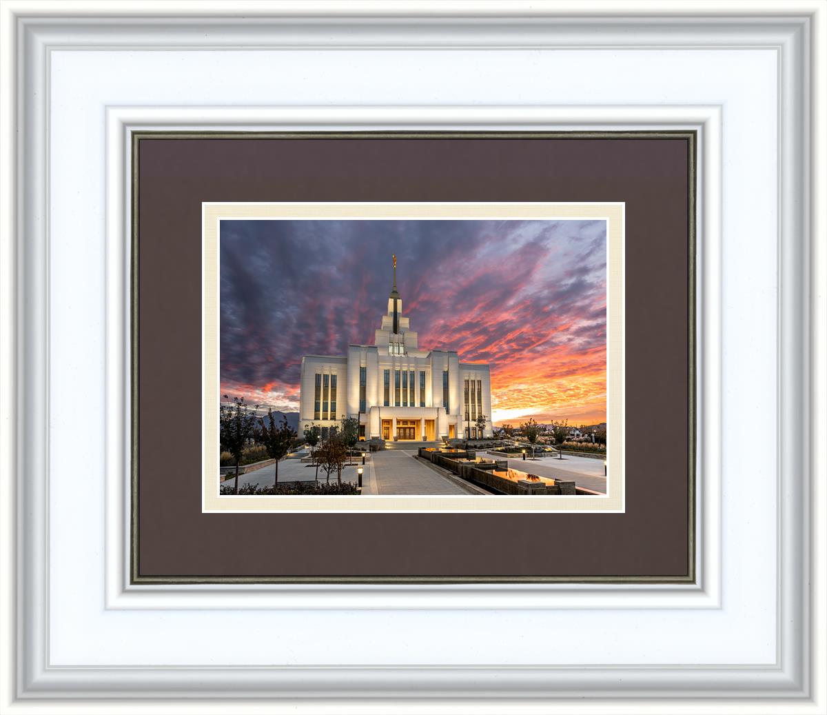 Saratoga Springs Utah Colorful Sunrise