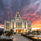 Saratoga Springs Utah Colorful Sunrise