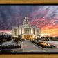 Saratoga Springs Utah Colorful Sunrise