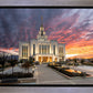 Saratoga Springs Utah Colorful Sunrise