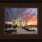 Saratoga Springs Utah Colorful Sunrise