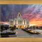 Saratoga Springs Utah Colorful Sunrise
