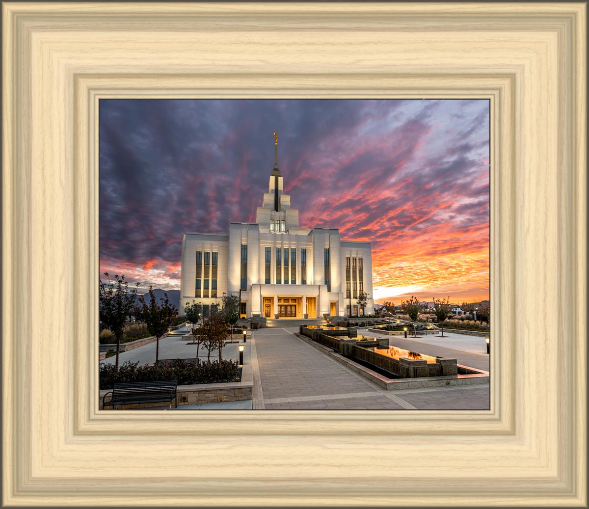 Saratoga Springs Utah Colorful Sunrise
