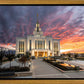 Saratoga Springs Utah Colorful Sunrise