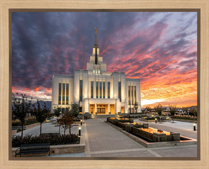 Saratoga Springs Utah Colorful Sunrise