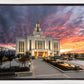 Saratoga Springs Utah Colorful Sunrise