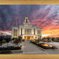 Saratoga Springs Utah Colorful Sunrise