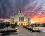 Saratoga Springs Utah Colorful Sunrise