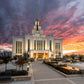 Saratoga Springs Utah Colorful Sunrise