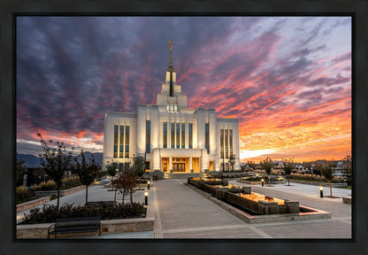 Saratoga Springs Utah Colorful Sunrise