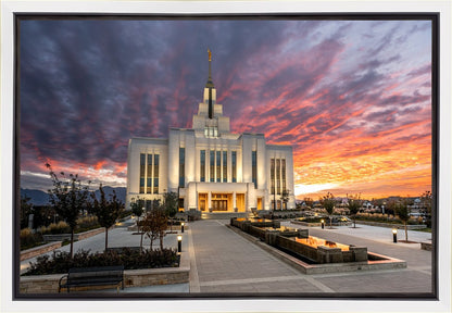 Saratoga Springs Utah Colorful Sunrise