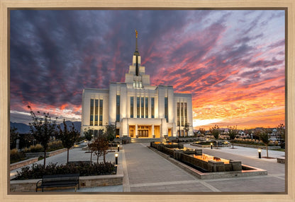 Saratoga Springs Utah Colorful Sunrise