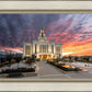 Saratoga Springs Utah Colorful Sunrise