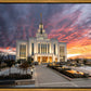 Saratoga Springs Utah Colorful Sunrise
