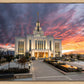 Saratoga Springs Utah Colorful Sunrise