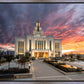 Saratoga Springs Utah Colorful Sunrise