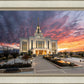 Saratoga Springs Utah Colorful Sunrise