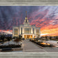 Saratoga Springs Utah Colorful Sunrise