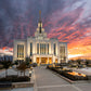Saratoga Springs Utah Colorful Sunrise