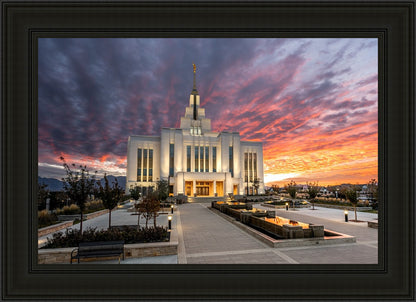 Saratoga Springs Utah Colorful Sunrise