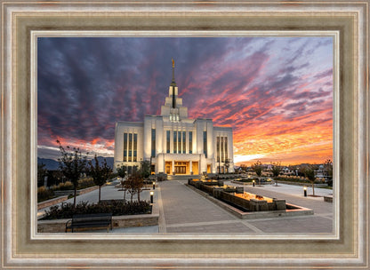 Saratoga Springs Utah Colorful Sunrise