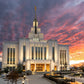 Saratoga Springs Utah Colorful Sunrise