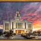 Saratoga Springs Utah Colorful Sunrise