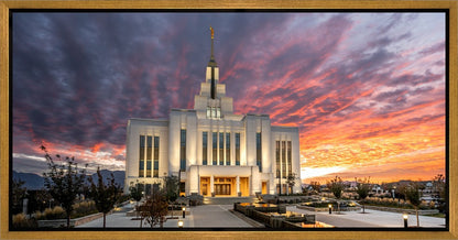 Saratoga Springs Utah Colorful Sunrise