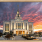 Saratoga Springs Utah Colorful Sunrise
