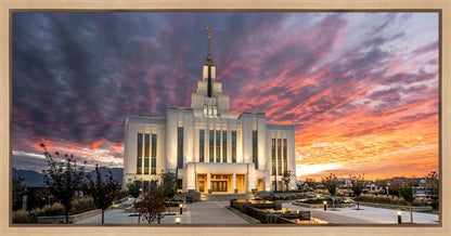 Saratoga Springs Utah Colorful Sunrise